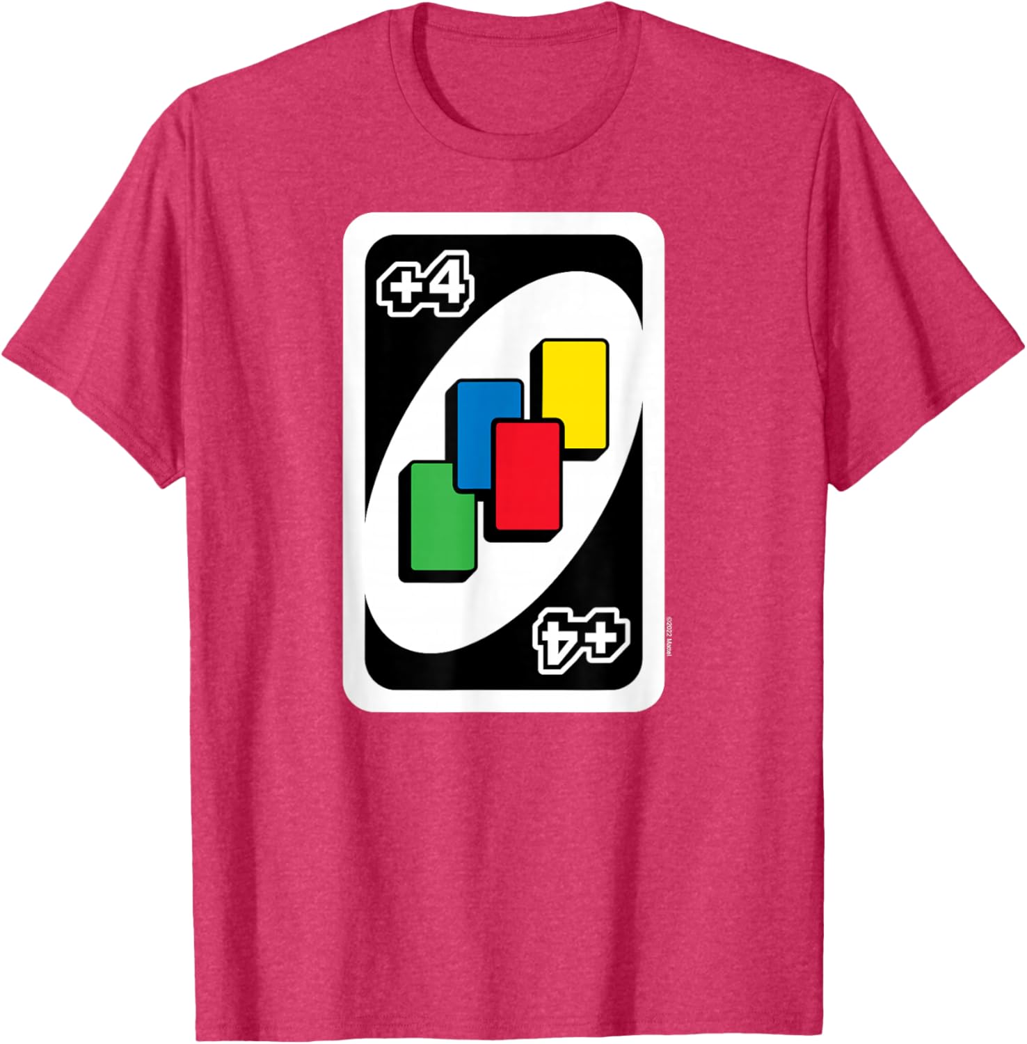 UNO Draw Four Card T-Shirt Fun Casual Wear for Game Lovers - 10