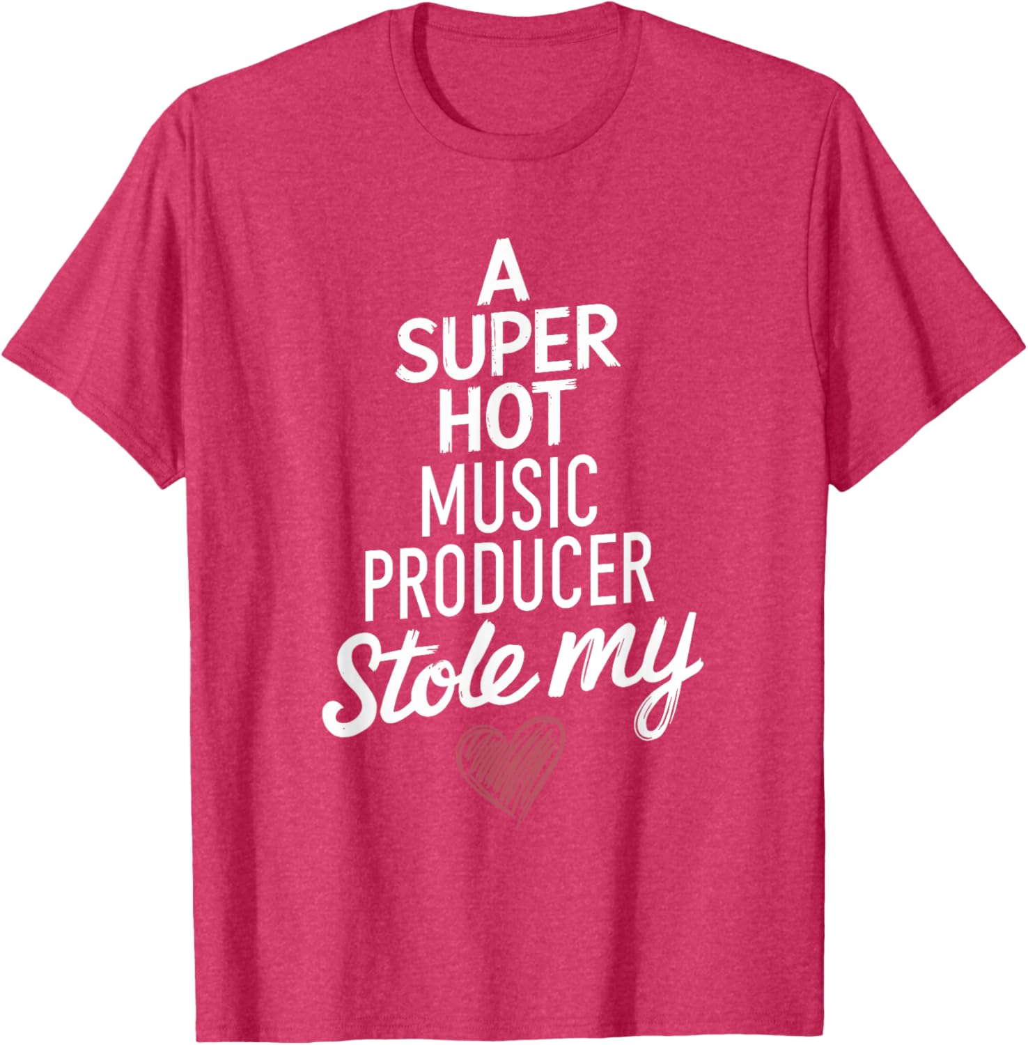 Super Hot Music Producer Stole My Heart Valentine's Day T-Shirt - 2