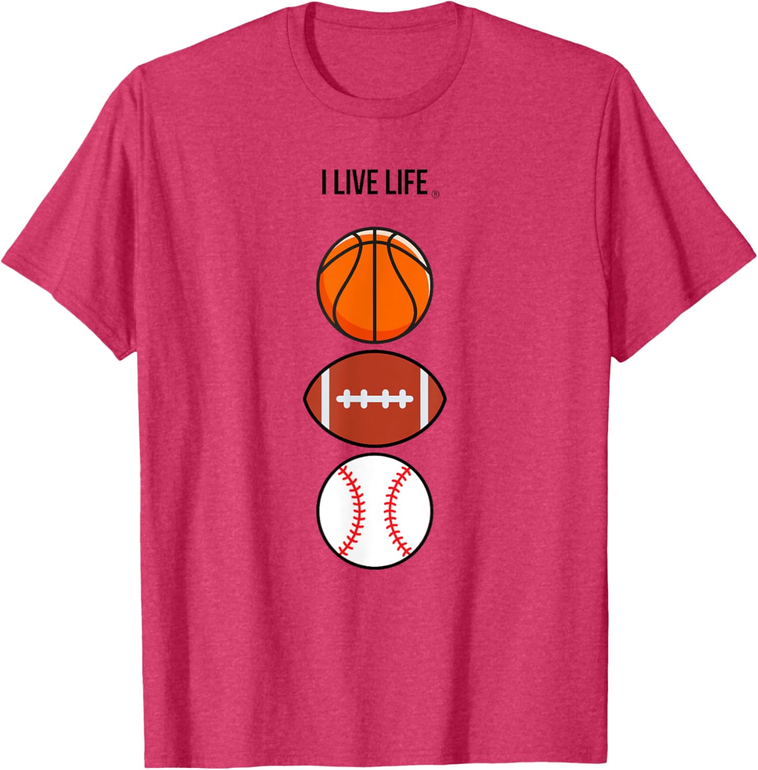 Ultimate Sports Fan T-Shirt for Basketball Football Baseball Lovers - 23