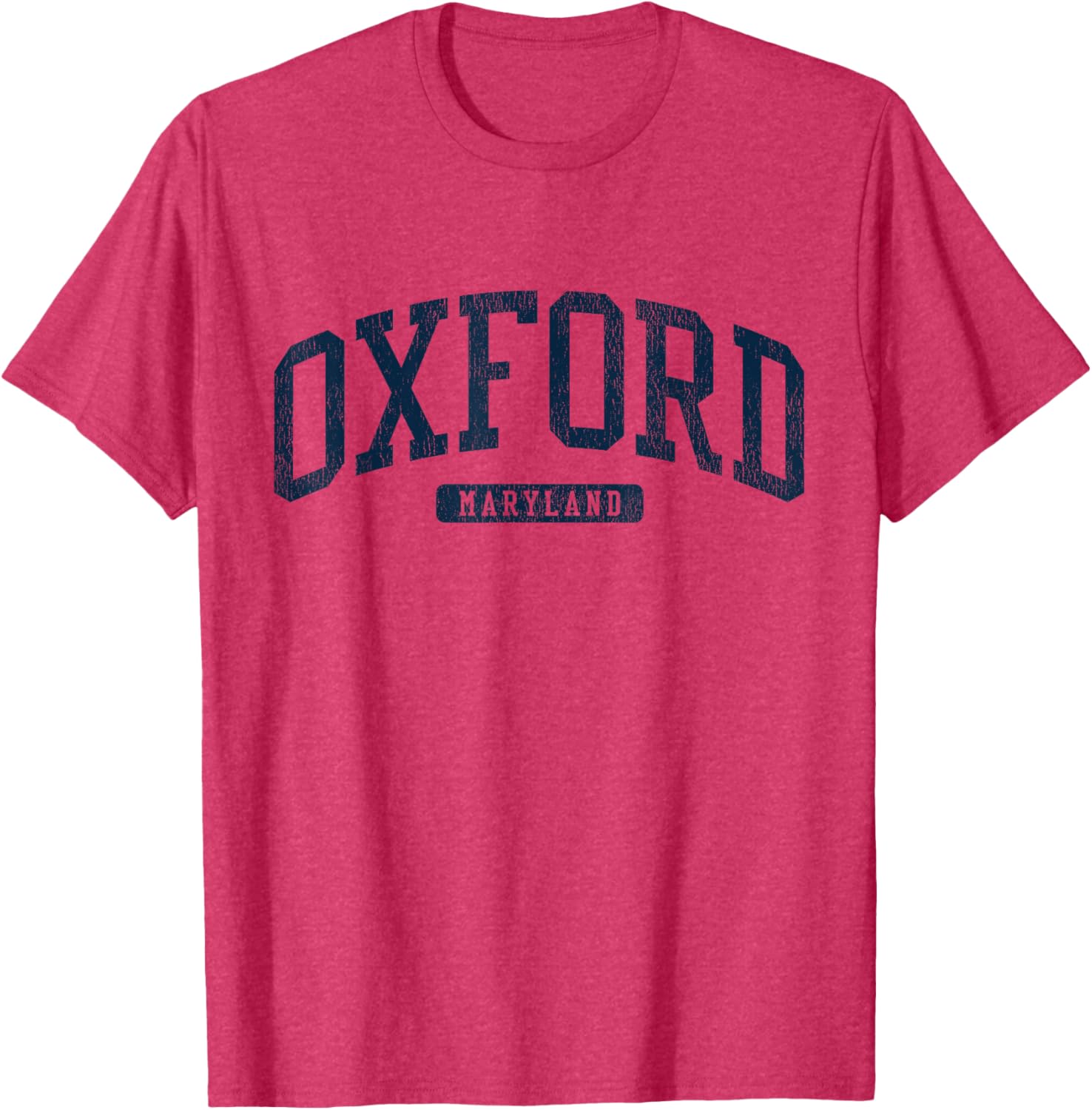 Oxford Maryland College Style Blue T-Shirt for Students and Alumni - 2