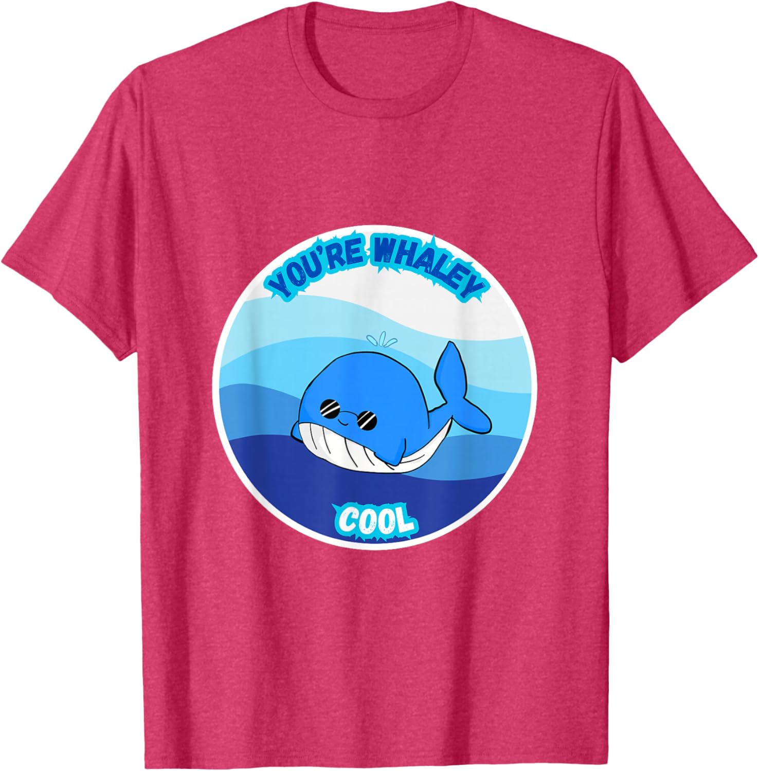 Whaley Cool Whale Graphic Tee Perfect for Ocean Lovers and Casual Wear - 21