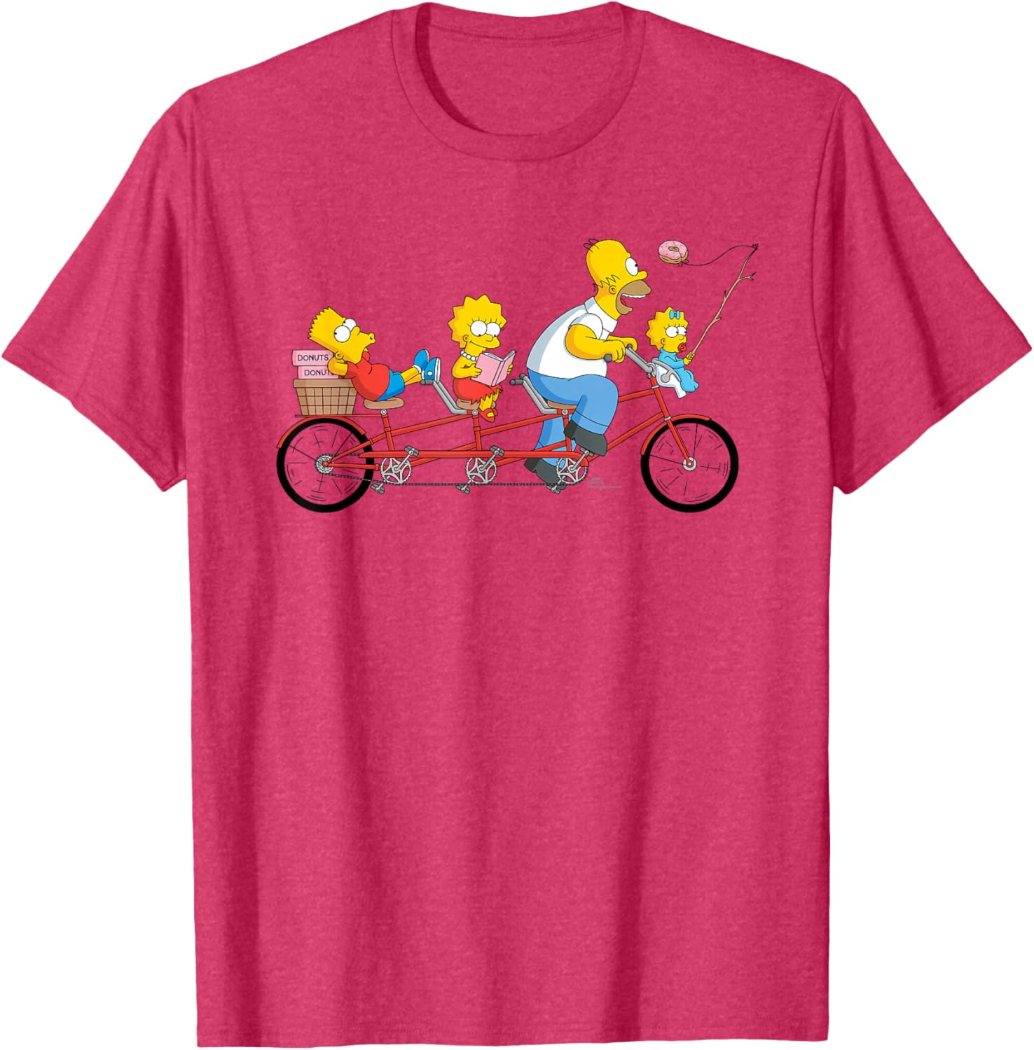 The Simpsons Father's Day Homer Kids Bike Ride T-Shirt for Dad - 12