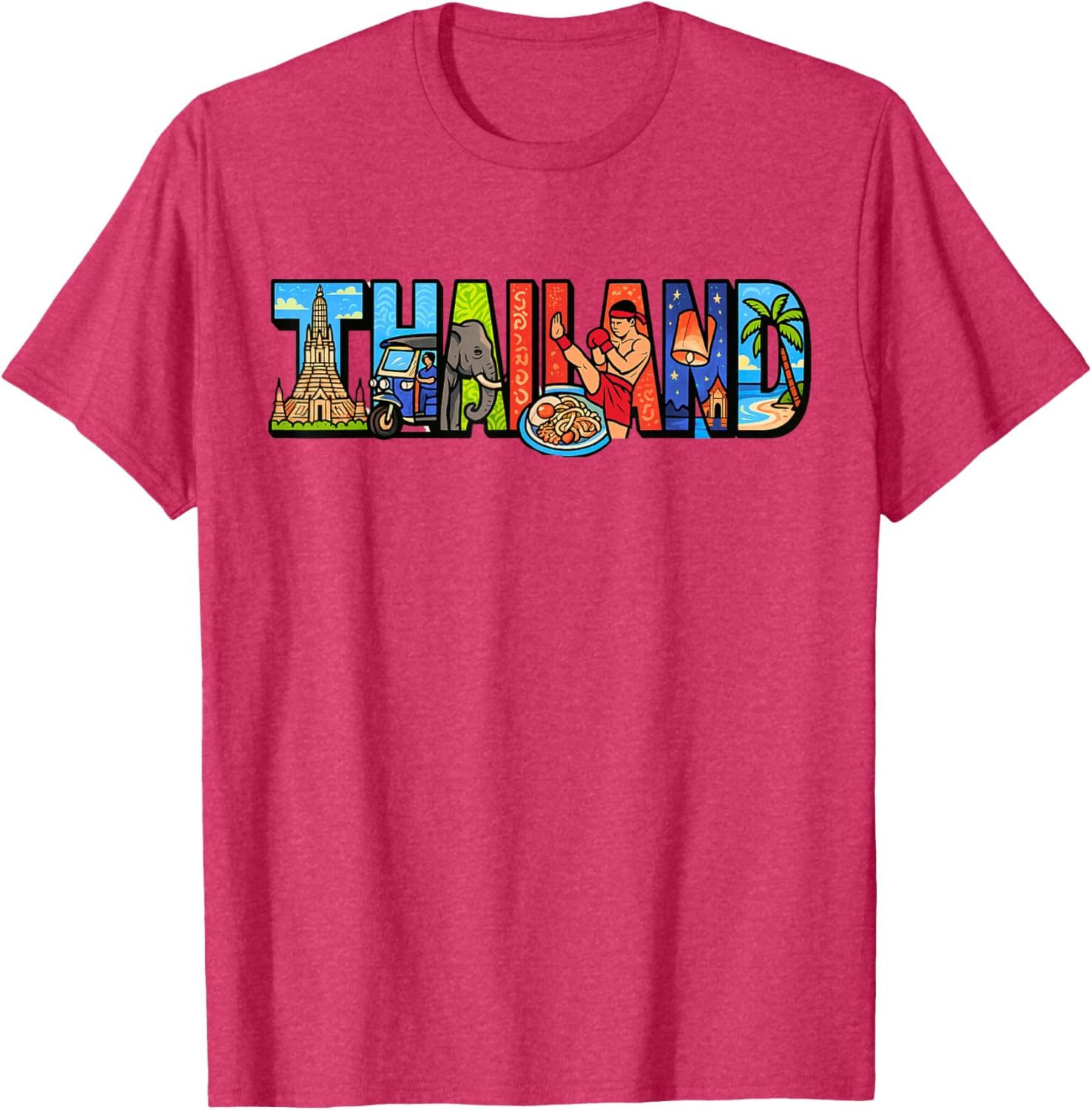 Thailand Souvenir T-Shirt for Thai Culture Lovers - Unique Travel Gift - 3