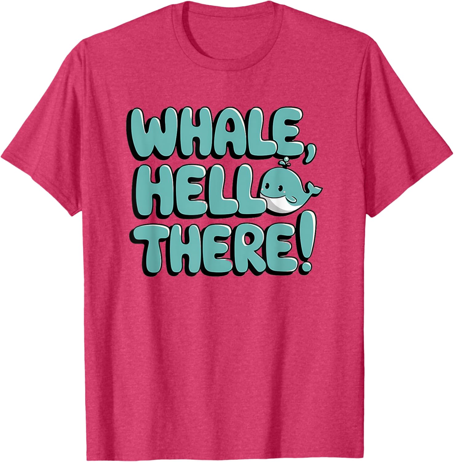 Whale Hello There Cute Ocean Pun T-Shirt for Animal Lovers - 16