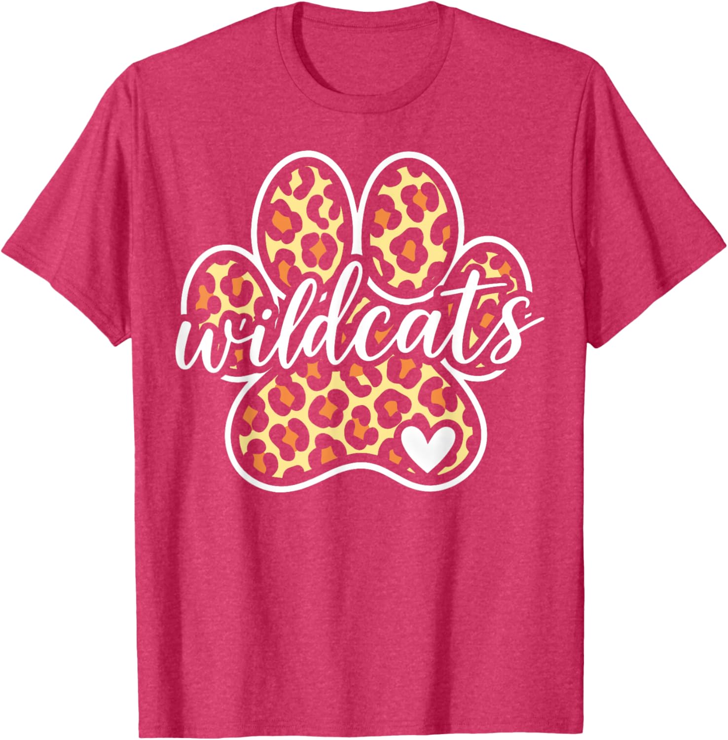 Wildcats Heart Vintage T-Shirt for Men, Women, Kids - Cool Graphic Tee - 14