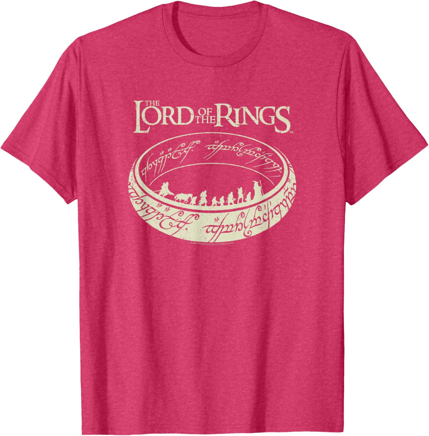 The Lord of the Rings Journey Ring Graphic T-Shirt for Fans - 8