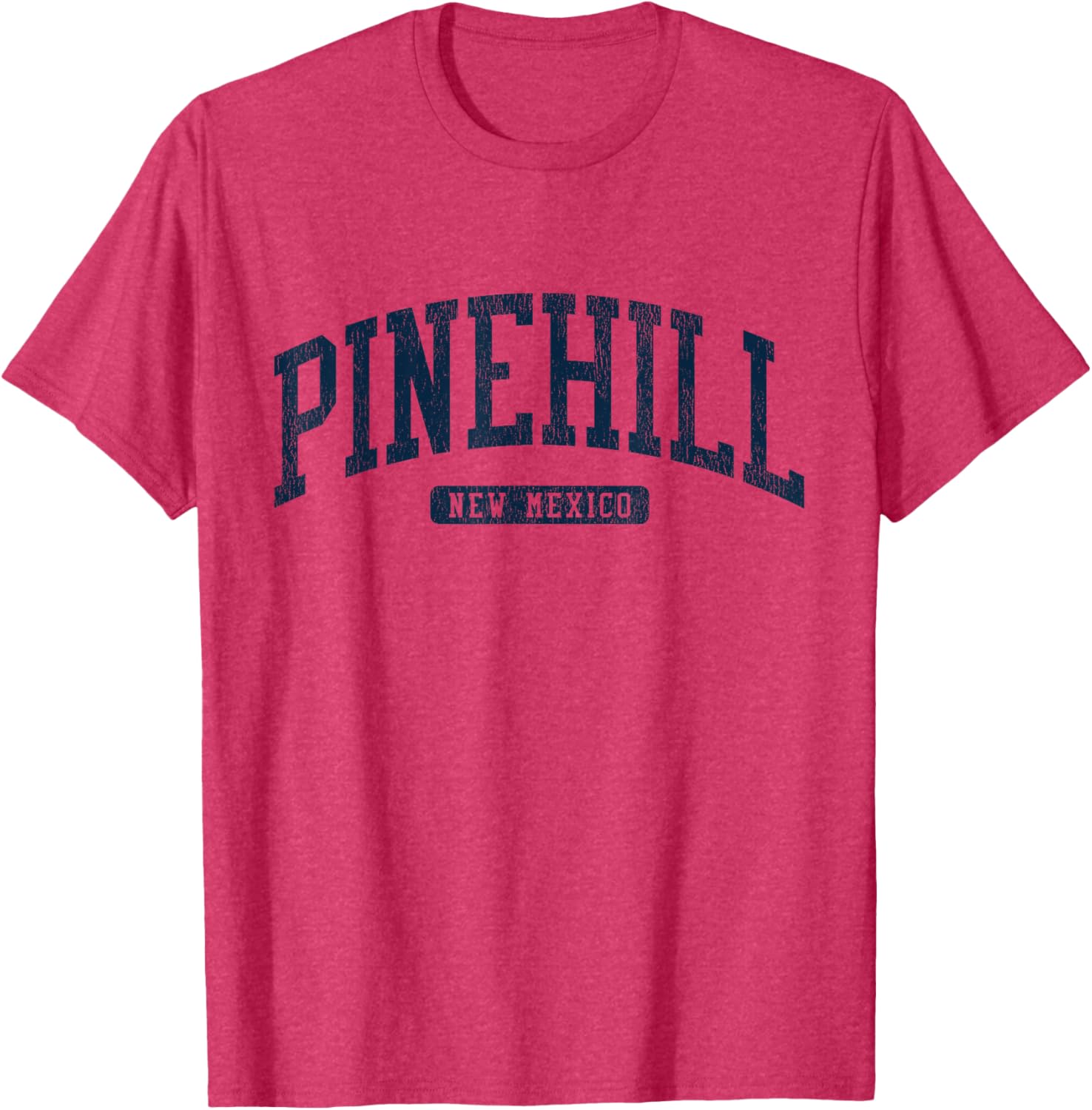 Pinehill New Mexico College Style Blue T-Shirt for Students and Fans - 2