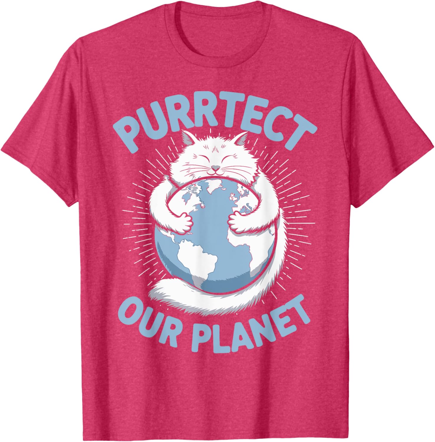 Purrtect Our Planet Cat Lover T-Shirt for Men, Women, and Kids - 14