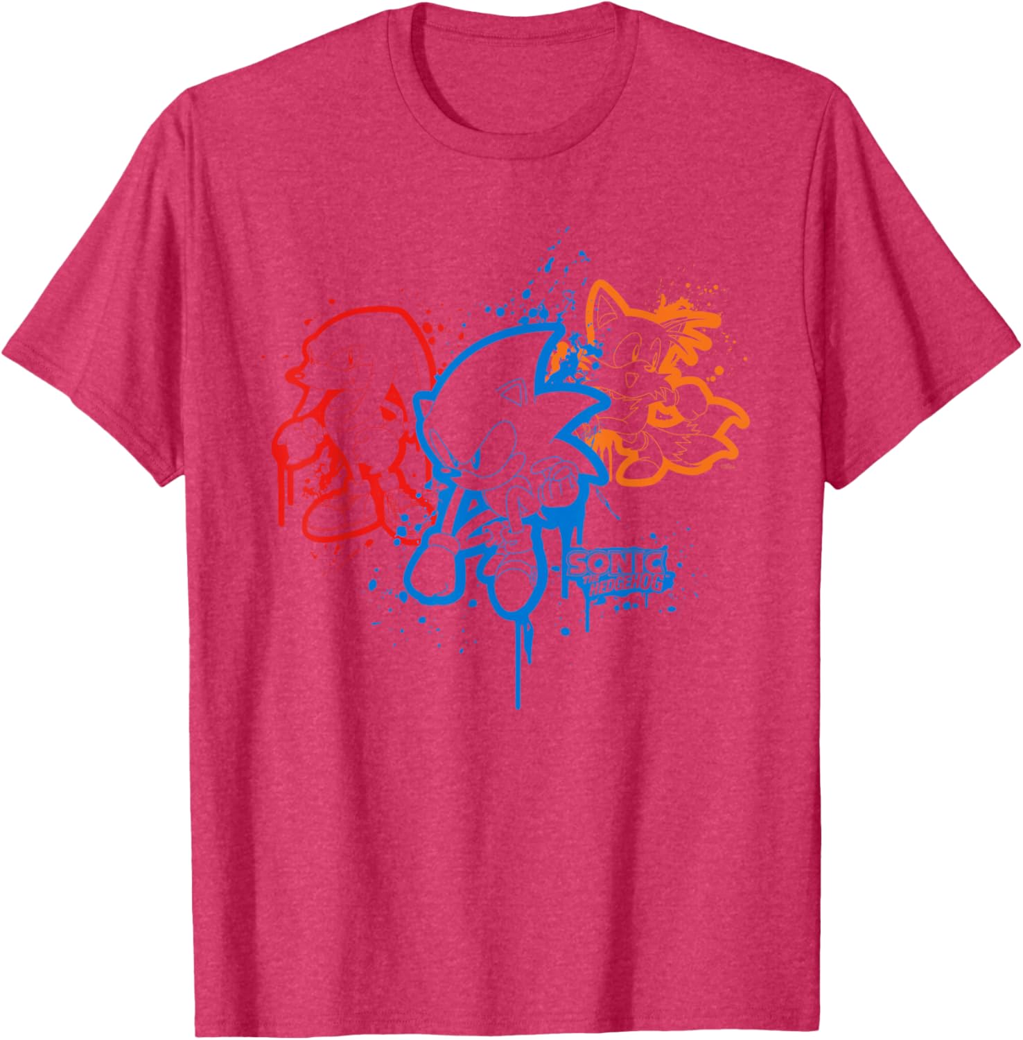 Sonic the Hedgehog Spray Paint T-Shirt Fun Graphic Tee for Fans - 10