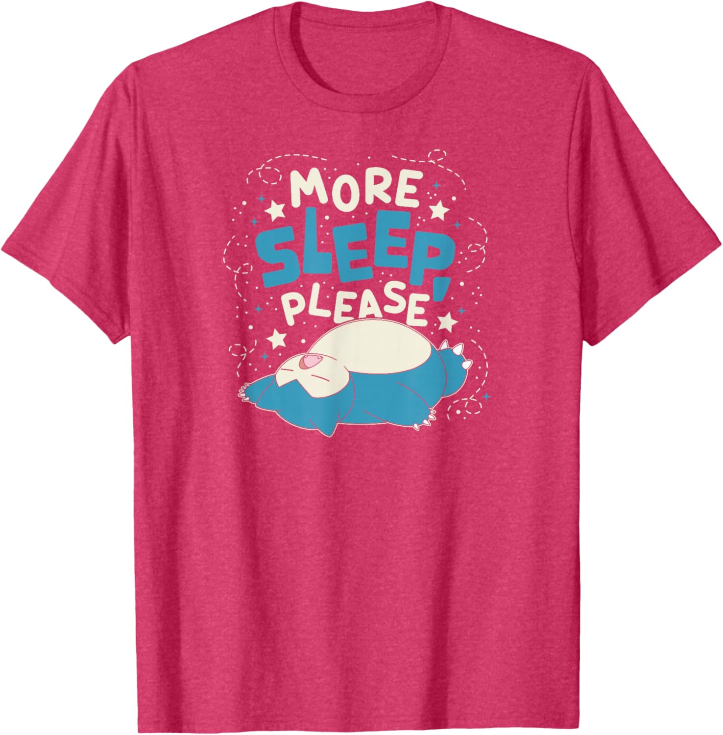 Snorlax More Sleep Please T-Shirt for Pokémon Fans - Comfy and Cute - 9