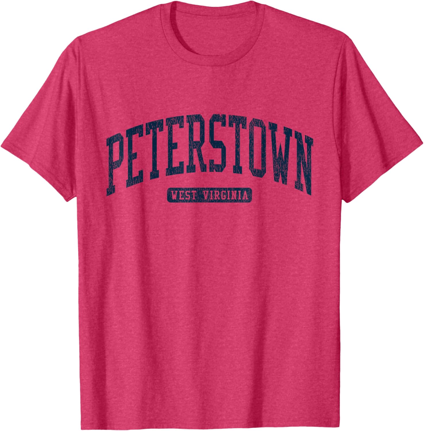 Peterstown WV College University Blue T-Shirt for Students and Alumni - 10