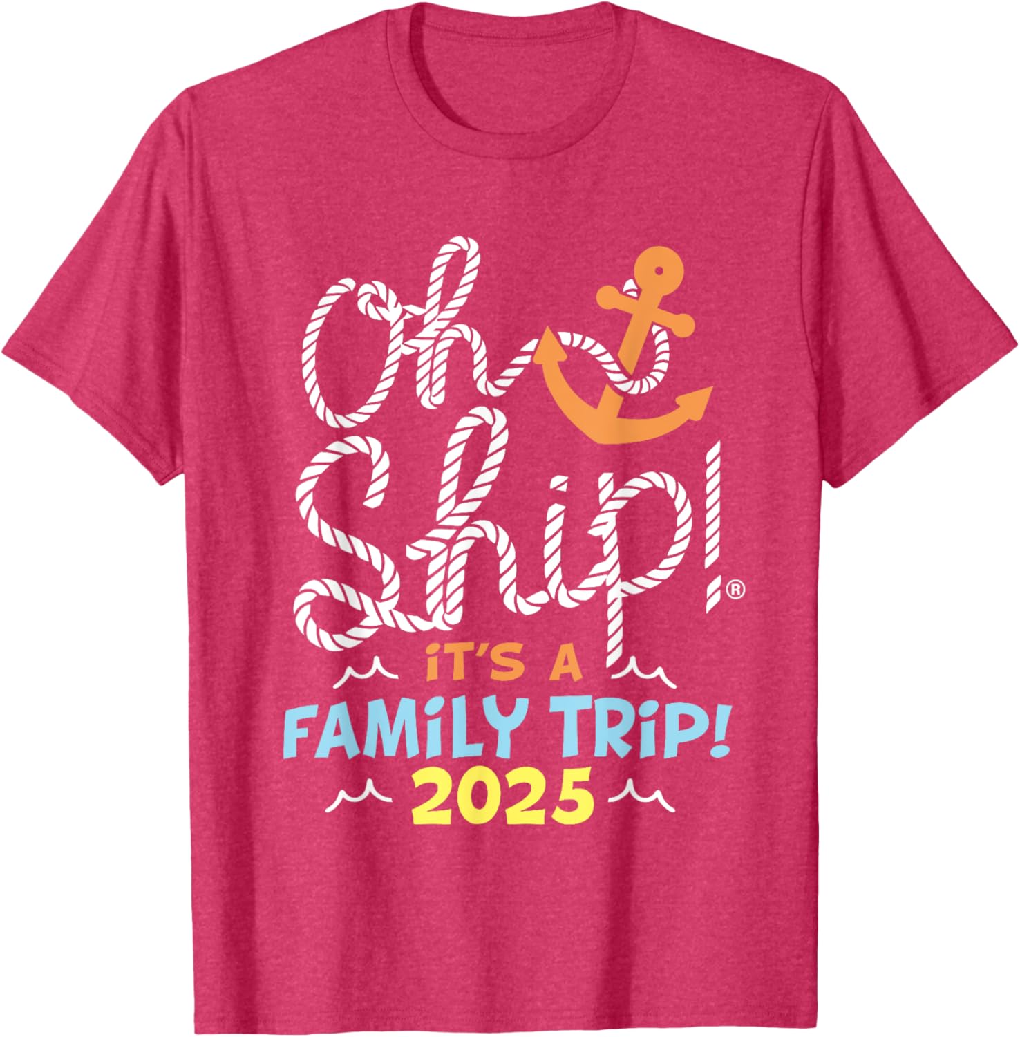 Oh Ship It's a Family Trip 2025 Matching Cruise T-Shirt for All Ages - 1