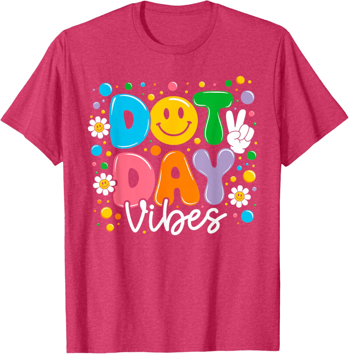 Happy Dot Day 2025 Colorful Polka Dot T-Shirt for Kids and Teachers - 8