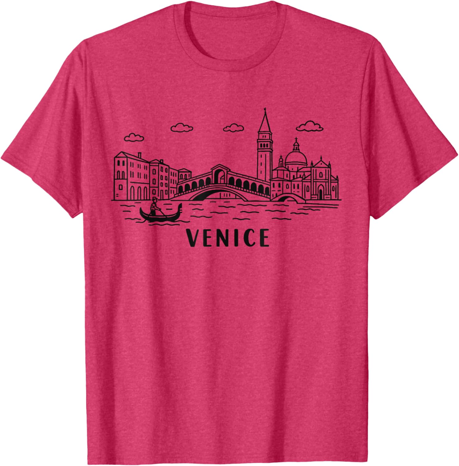 Venice Skyline T-Shirt Italy Souvenir Perfect for Travel Lovers - 8