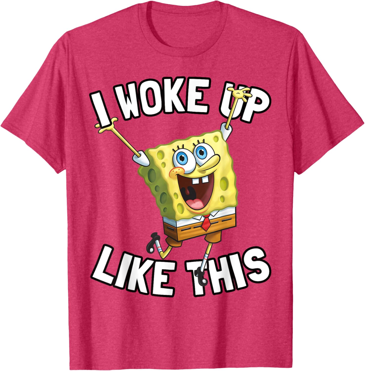SpongeBob SquarePants I Woke Up Like This T-Shirt for Fun Fans - 15