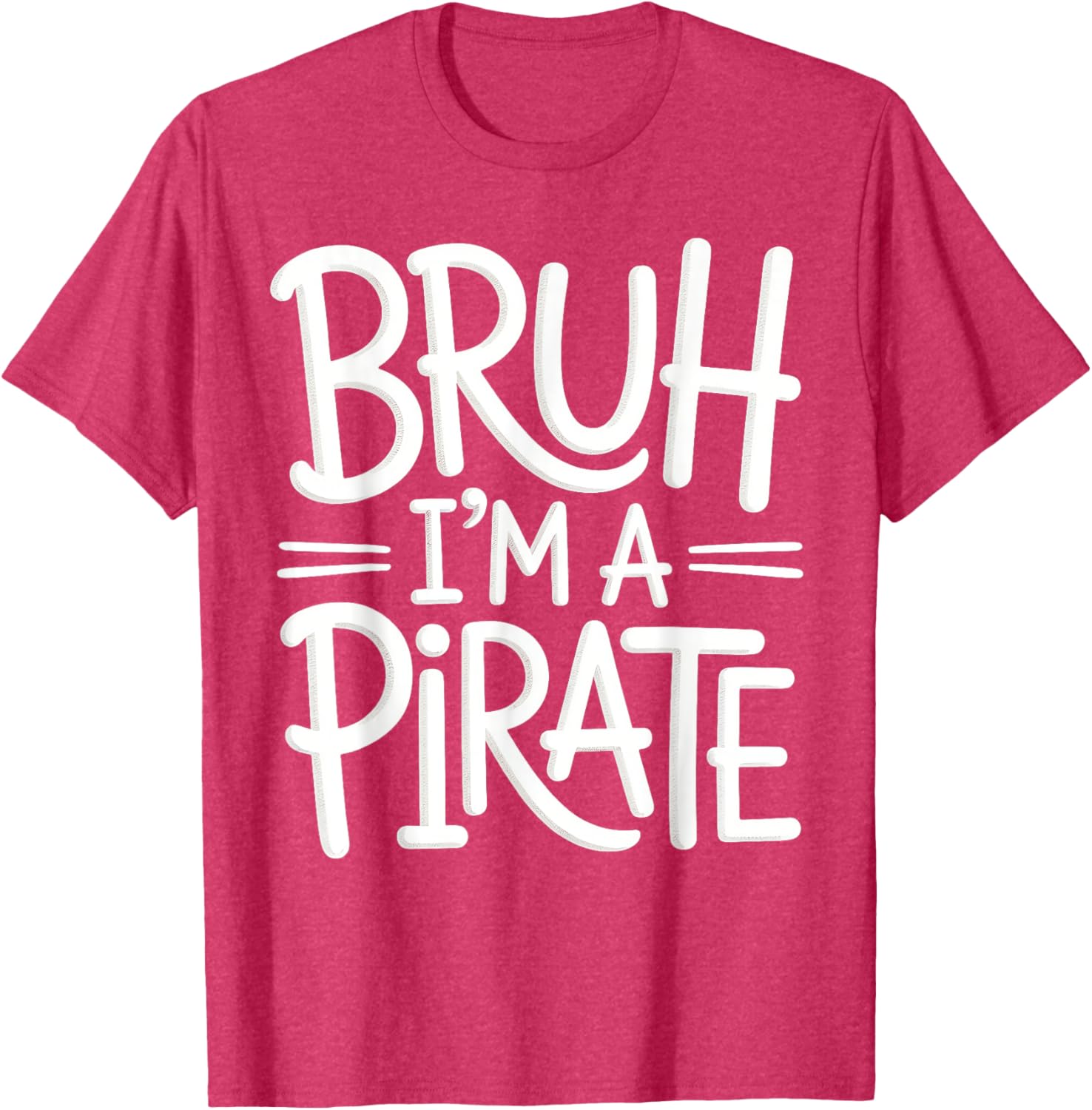 Bruh Pirate Lazy Halloween Costume Kids T-Shirt for Fun Dress-Up - 17