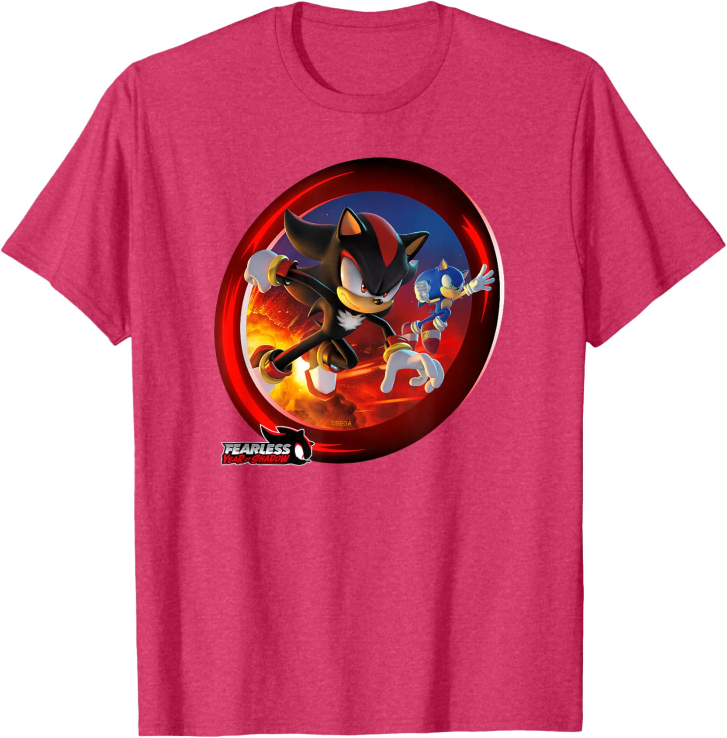 Sonic the Hedgehog Fearless Year of Shadow Graphic T-Shirt for Fans - 11
