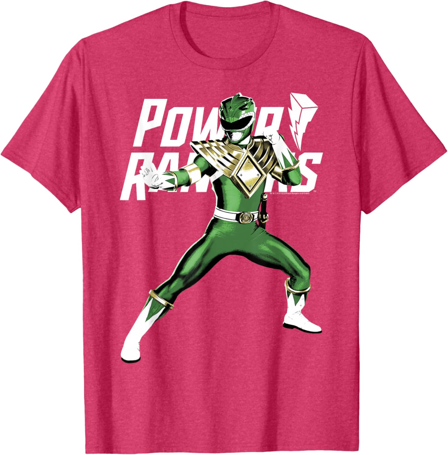 Power Rangers Green Ranger Karate Action Pose T-Shirt for Fans - 5