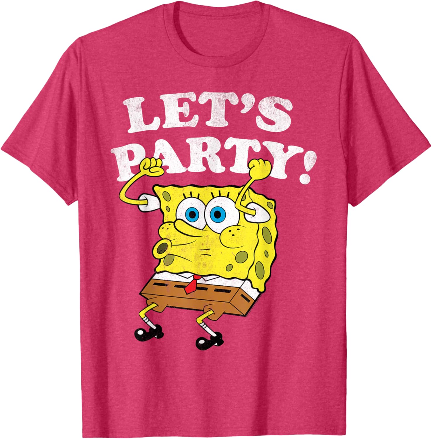 SpongeBob SquarePants Let's Party T-Shirt for Fun Kids Apparel - 2