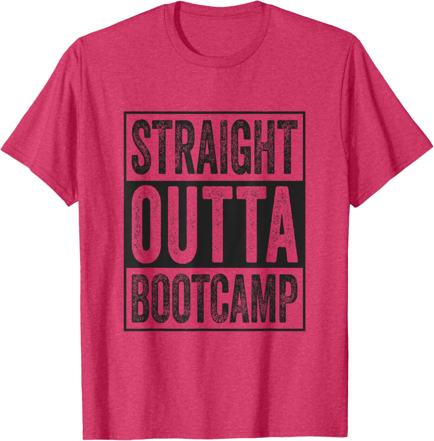 Straight Outta Bootcamp Soldier Basic Training Graduate T-Shirt - 22