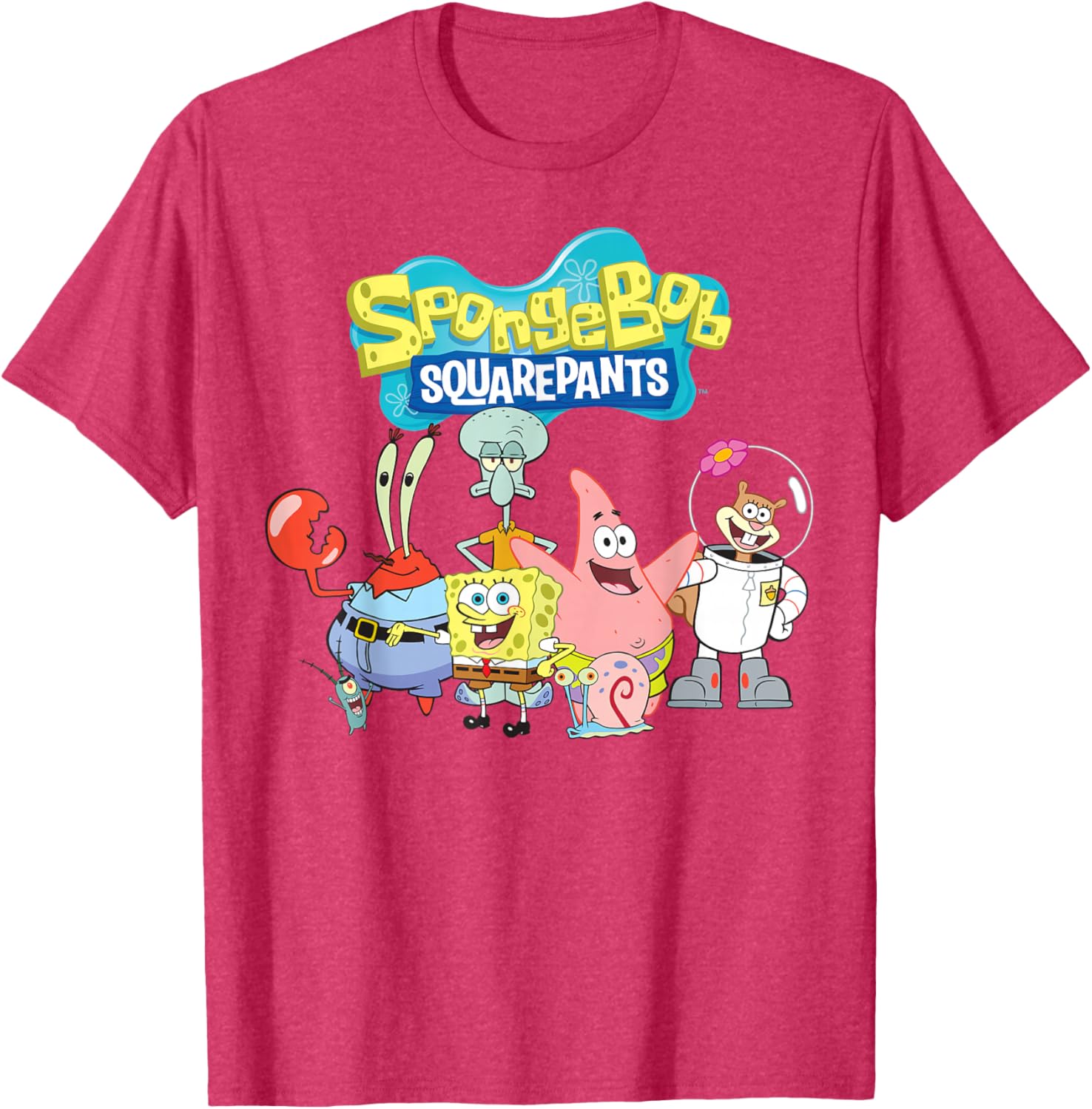 SpongeBob SquarePants Friends T-Shirt for Fun Loving Fans - 1