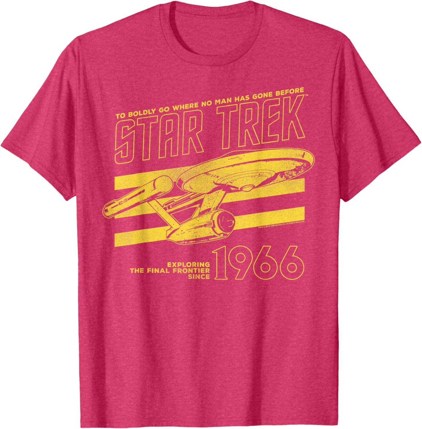 Star Trek Original Series Enterprise 66 Collegiate T-Shirt for Fans - 7