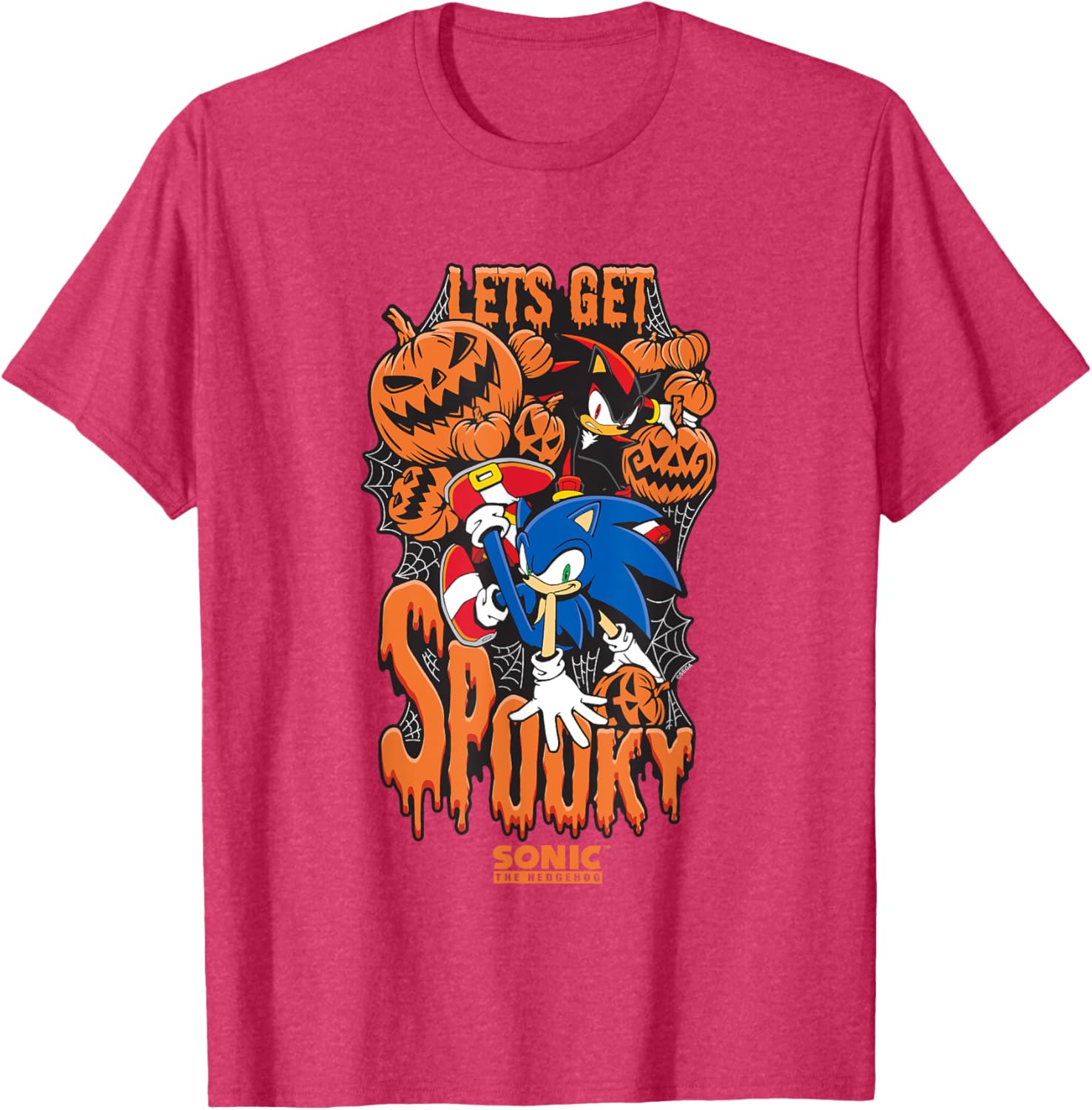 Sonic The Hedgehog Halloween Spooky T-Shirt for Fans of Sonic & Shadow - 9