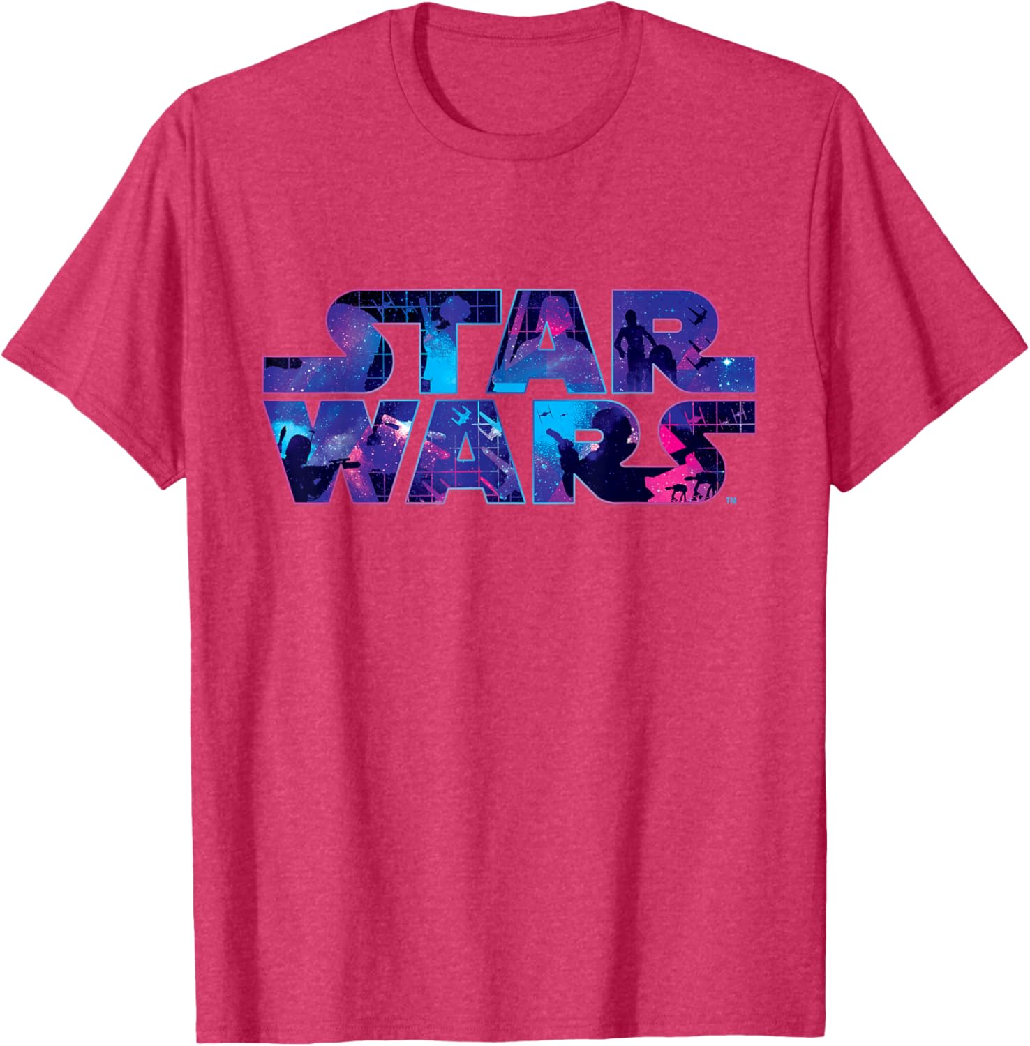 Retro 90s Star Wars Logo Galaxy T-Shirt for Fans of Classic Sci-Fi - 12