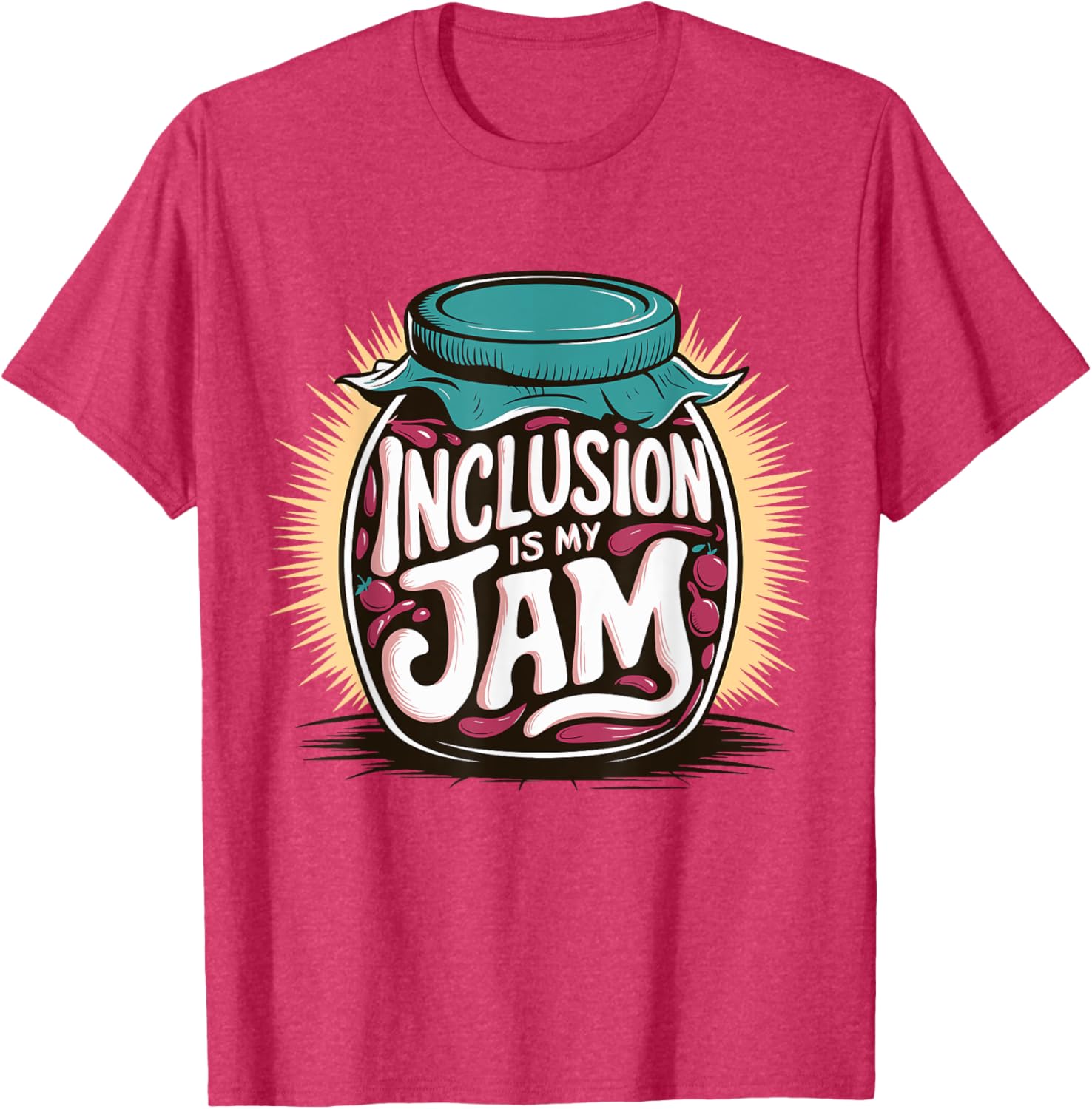 Inclusion Is My Jam T-Shirt for Special Ed SPED Teachers - Fun Apparel - 17