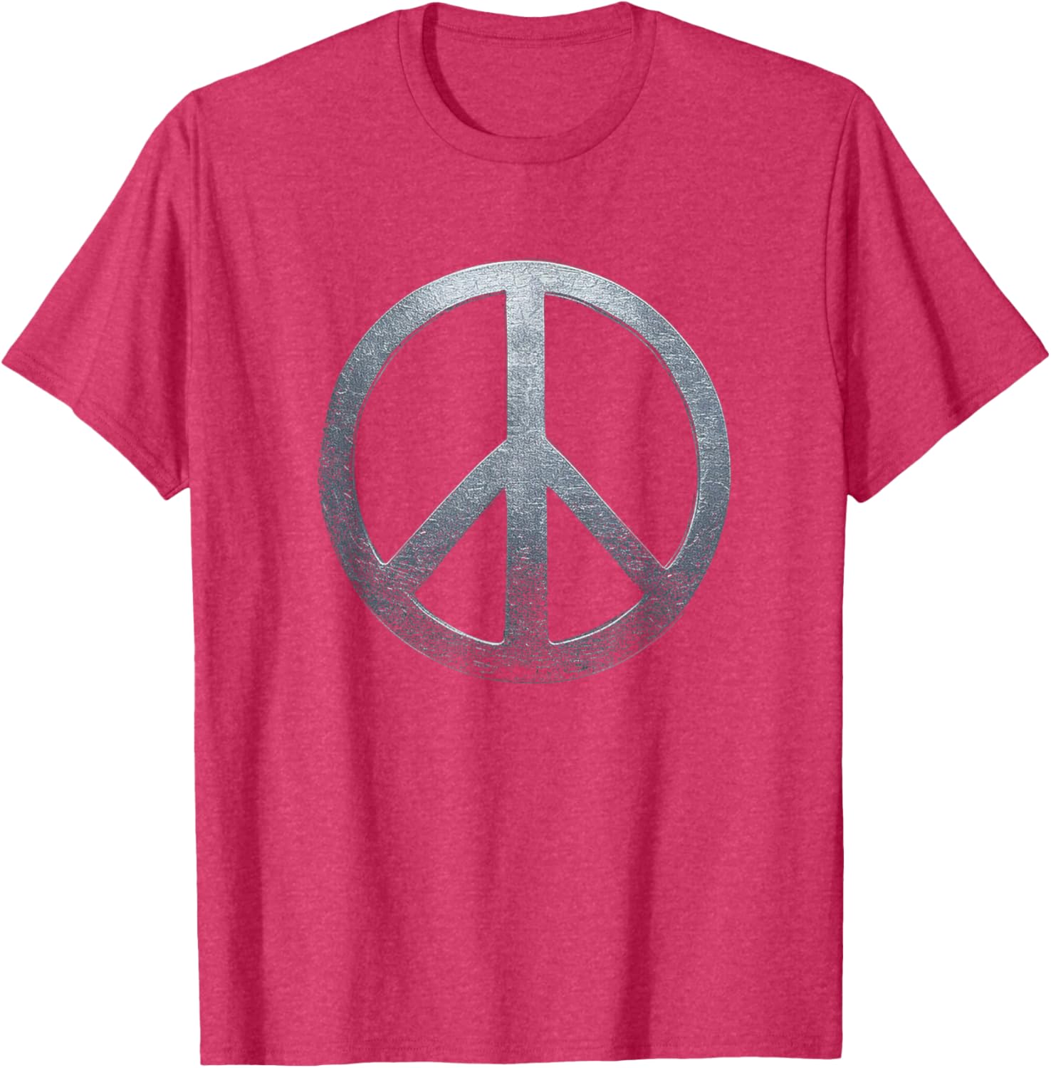 Weathered Stone Peace Sign T-Shirt for Comfortable, Stylish Everyday Wear - 20