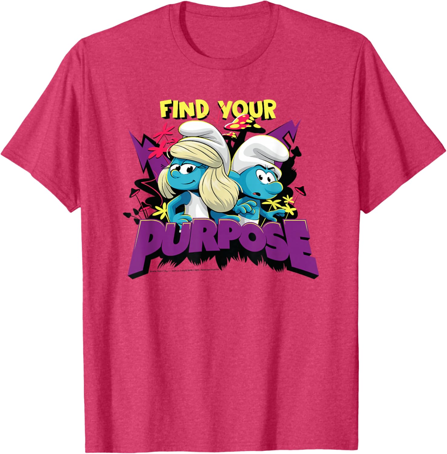 Smurfs Movie Find Your Purpose Nature Duo T-Shirt for Adventurers - 6