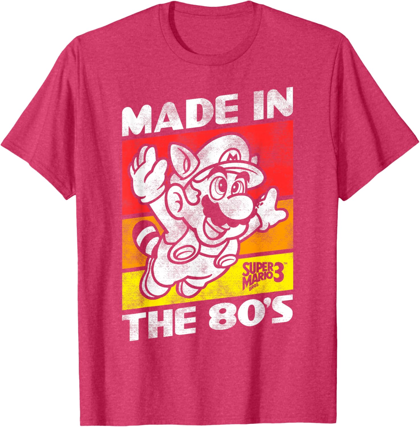 Retro Nintendo Super Mario 3 T-Shirt for 80's Gaming Fans - 8