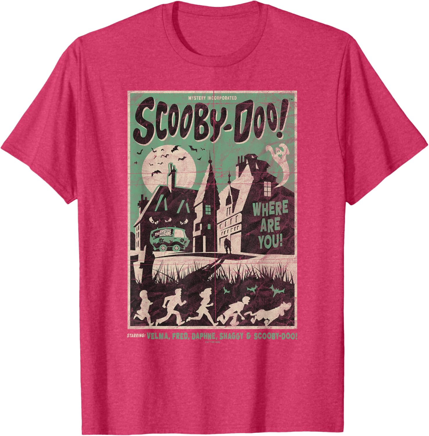Scooby-Doo Mystery Incorporated Scary House Movie Poster T-Shirt - 4