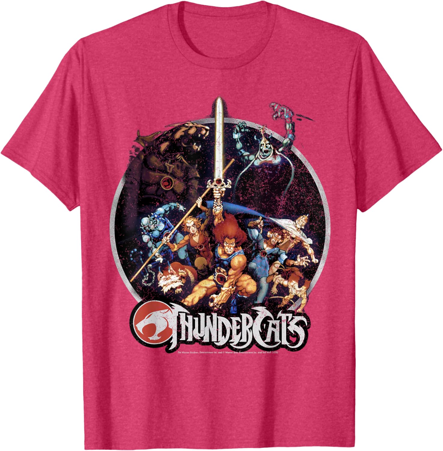 ThunderCats Vintage Circle T-Shirt for Fans of Classic 80s Animation - 3