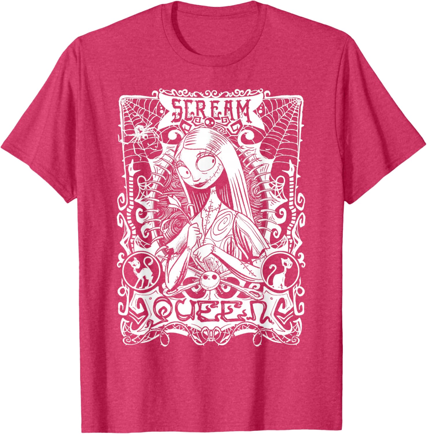 Disney Nightmare Before Christmas Sally Portrait T-Shirt for Fans - 3