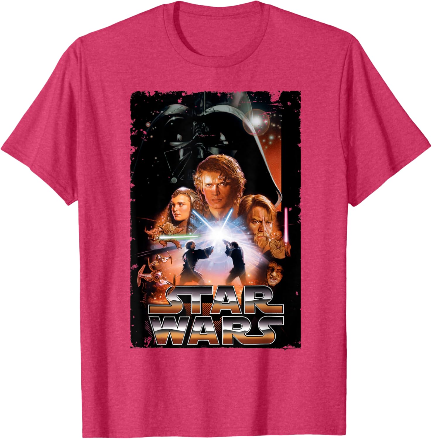 Vintage Star Wars Revenge of the Sith T-Shirt for Disney Fans - 1