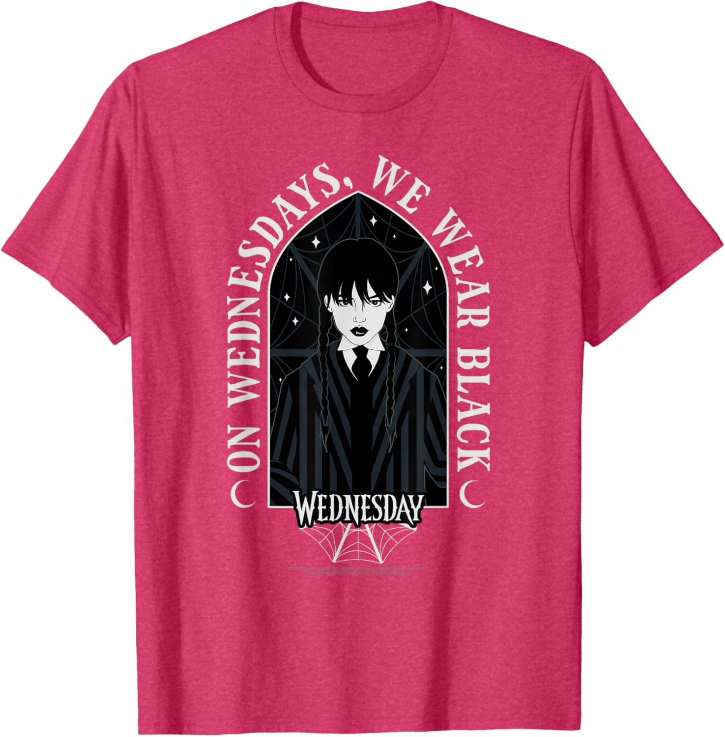 Wednesday On Wednesdays We Wear Black Goth T-Shirt for Stylish Looks - 6