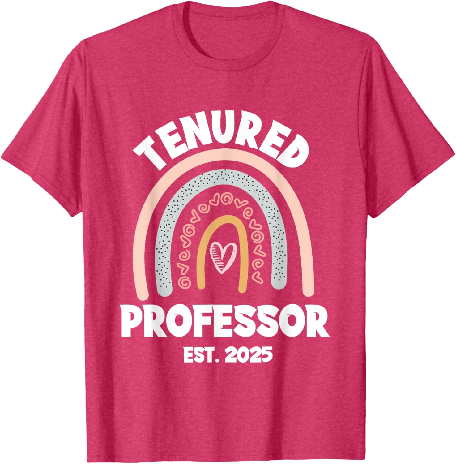 Tenured Professor 2025 Women in Academia T-Shirt for Educators - 17