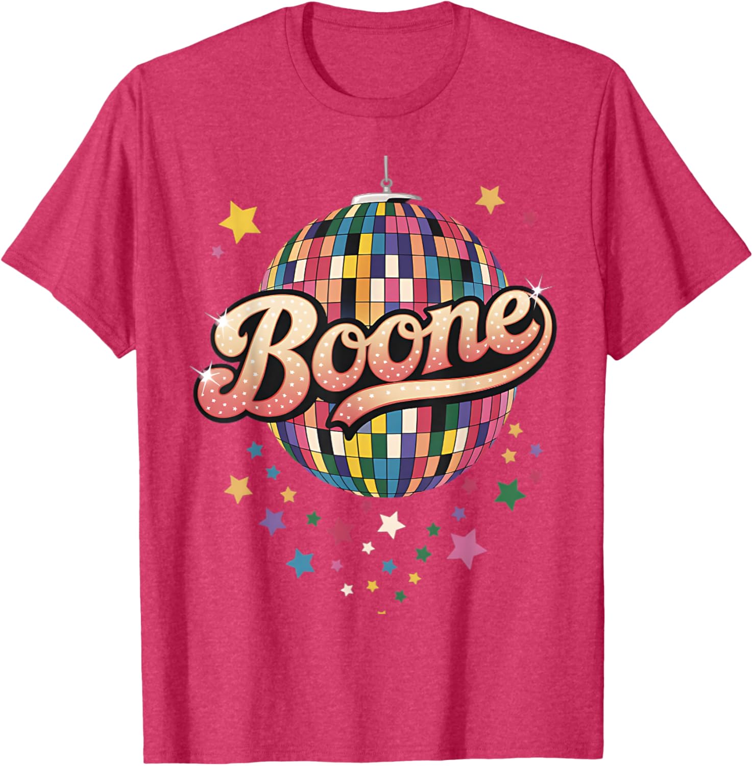 Personalized Girl Retro Boone Heart T-Shirt for Stylish Kids Outfit - 10