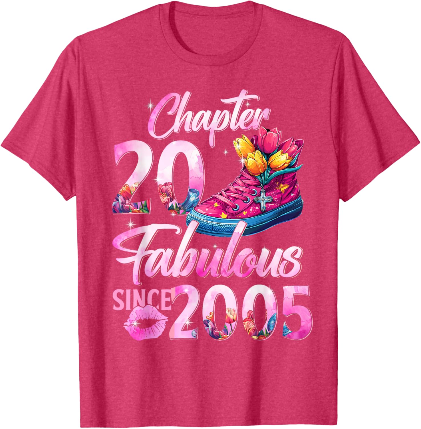 20th Birthday Queen T-Shirt Perfect Gift for 2005 EST Celebration - 29