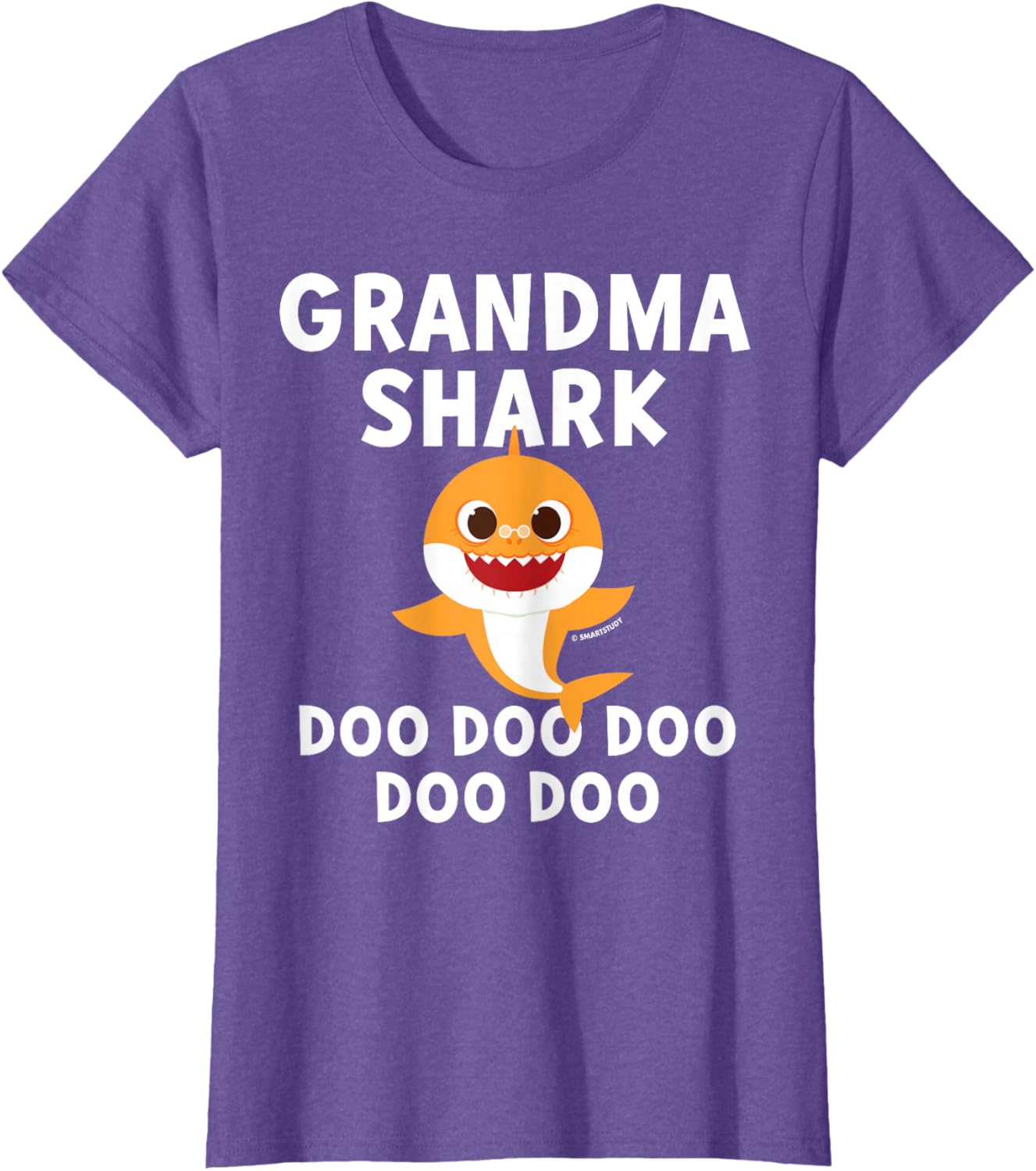 Pinkfong Grandma Shark Official T-Shirt for Kids - Cute and Fun Apparel - 1