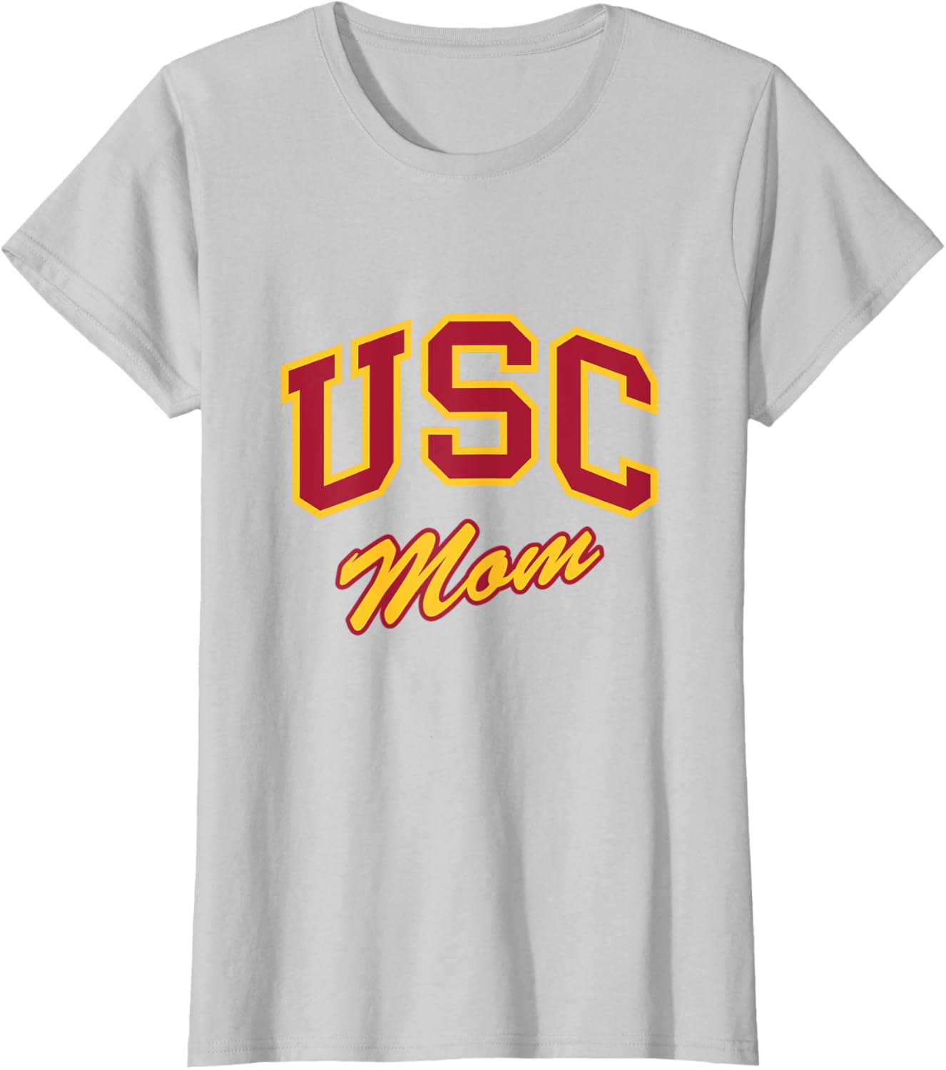 USC Mom Retro Script T-Shirt Perfect for Sports and Outdoor Activities - 14