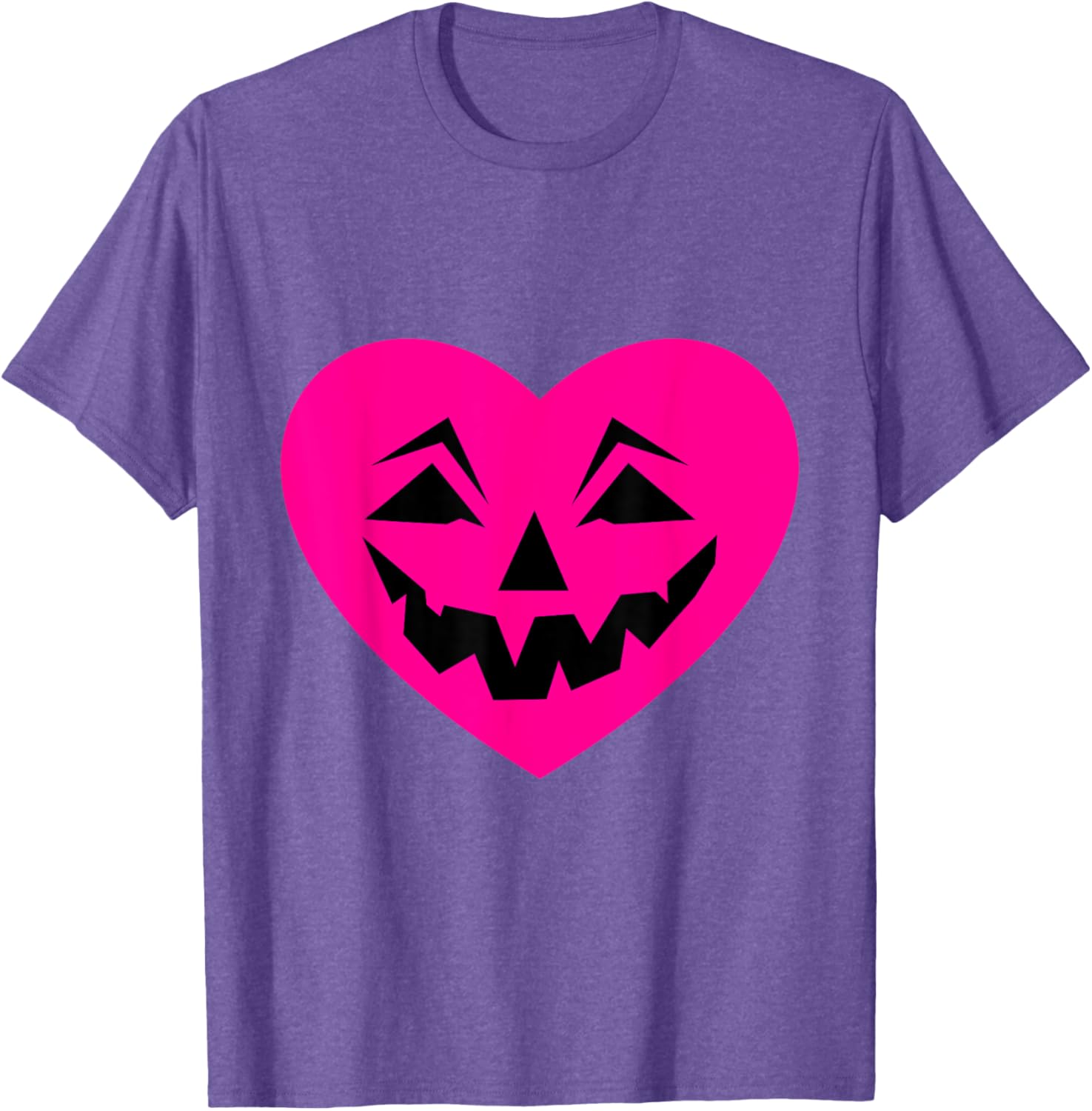 Pink Halloween Heart Goth T-Shirt for Creepy Ominous Valentine Style - 8