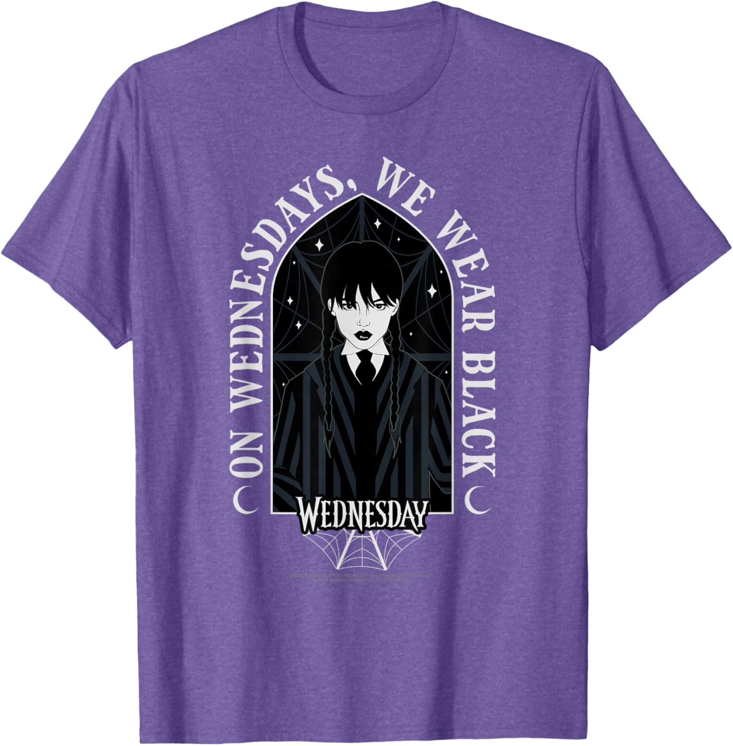 Wednesday On Wednesdays We Wear Black Goth T-Shirt for Stylish Looks - 14