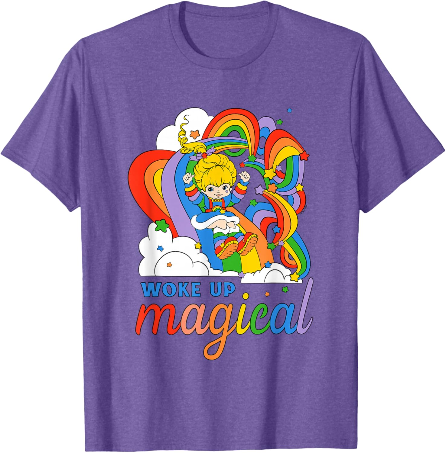 Rainbow Brite Vintage Slide T-Shirt Magical Retro Style for All Ages - 10