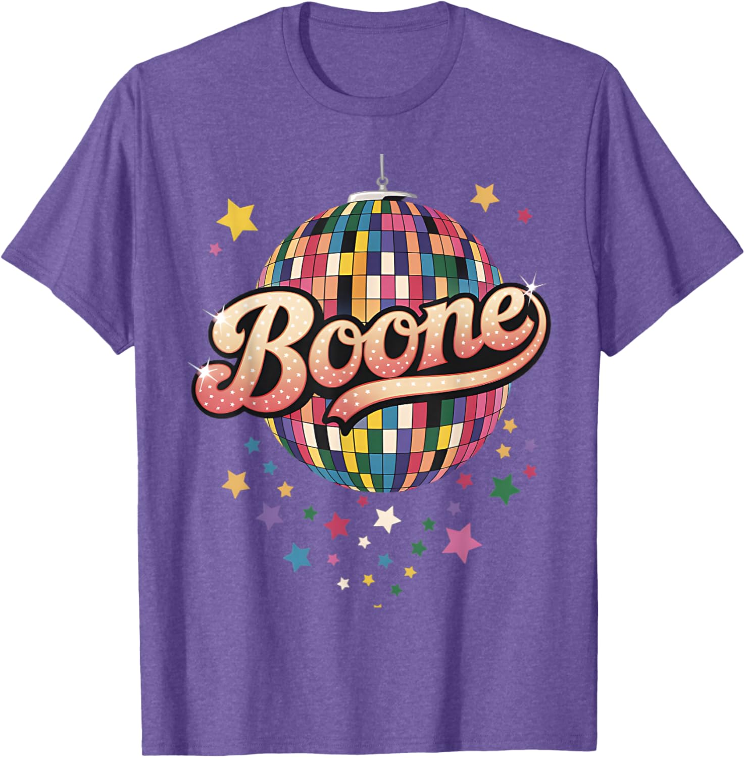 Personalized Girl Retro Boone Heart T-Shirt for Stylish Kids Outfit - 13