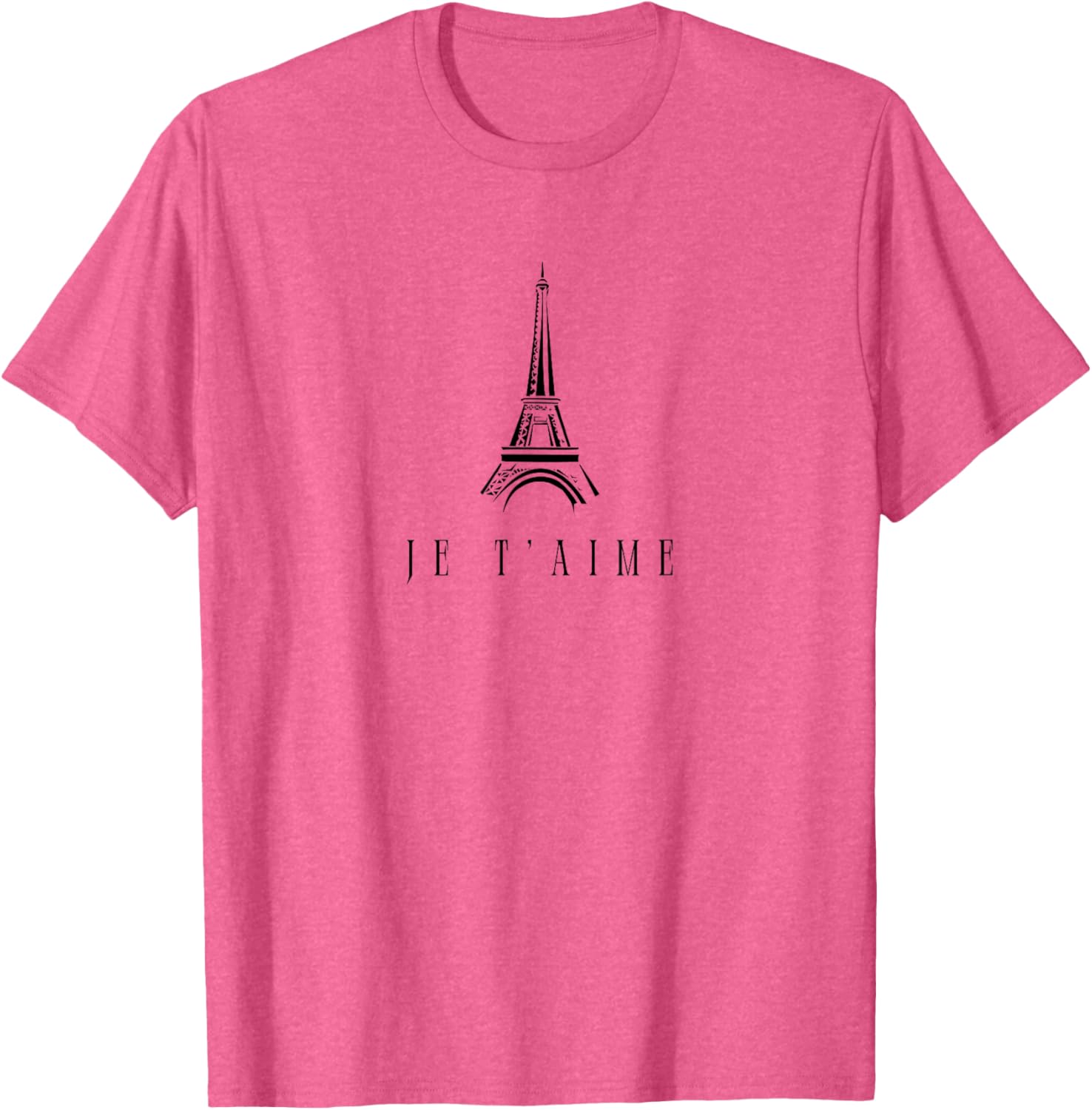 Vintage Eiffel Tower Paris Souvenir T-Shirt Minimalist Style Apparel - 2