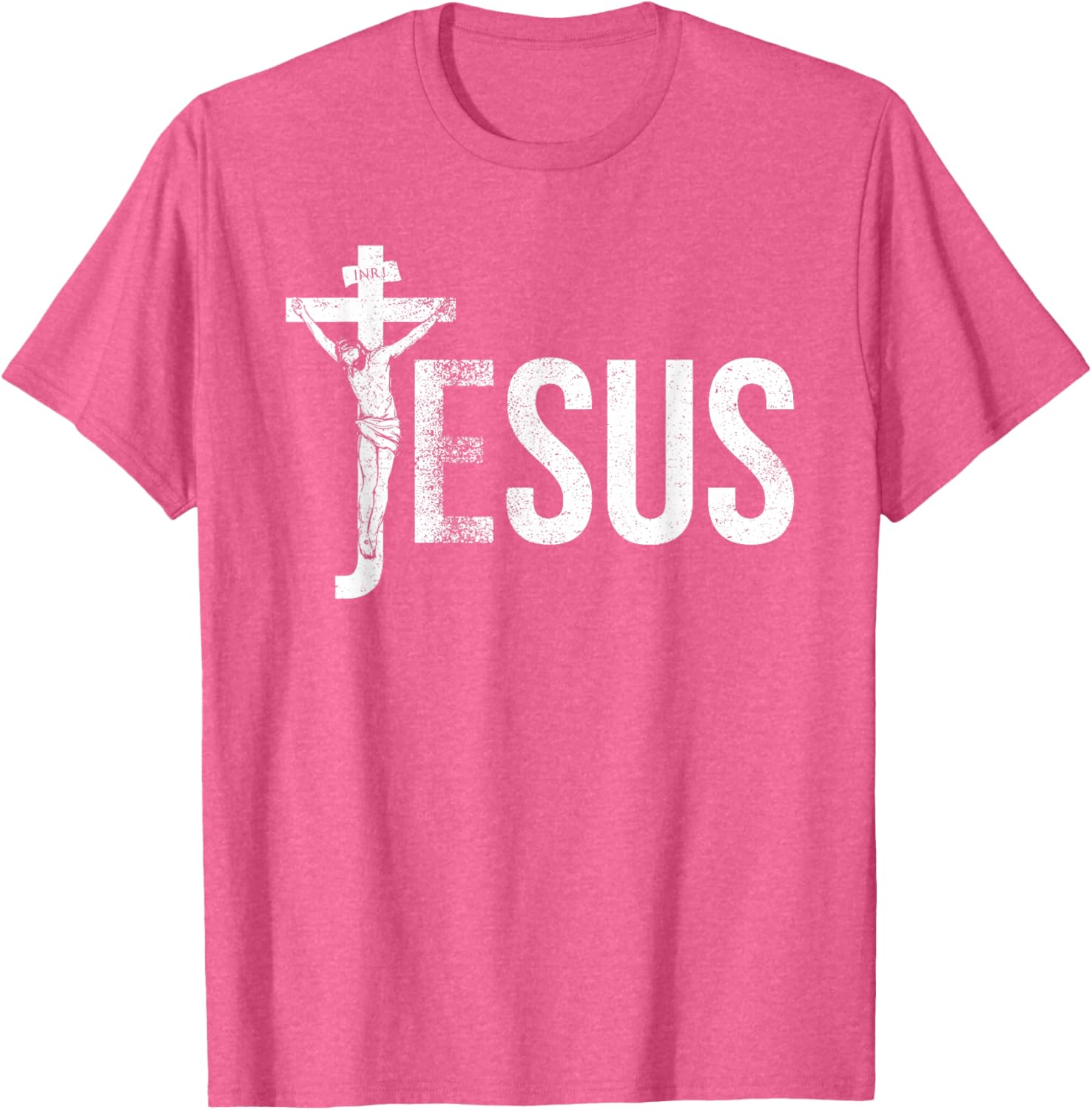 Vintage Jesus Christ Crucifixion T-Shirt with Crown of Thorns Design - 12
