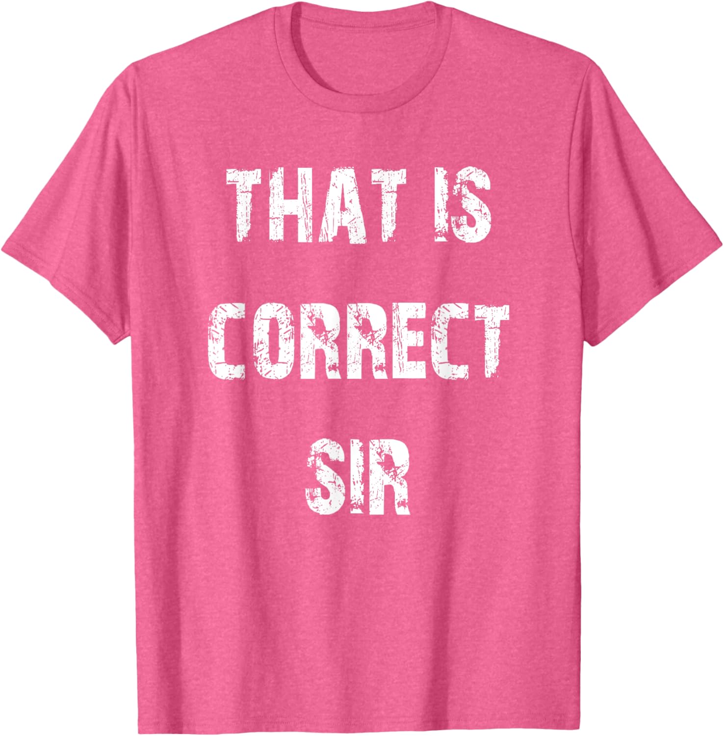 That Is Correct Sir T-Shirt for Men and Women - Fun Casual Apparel - 7