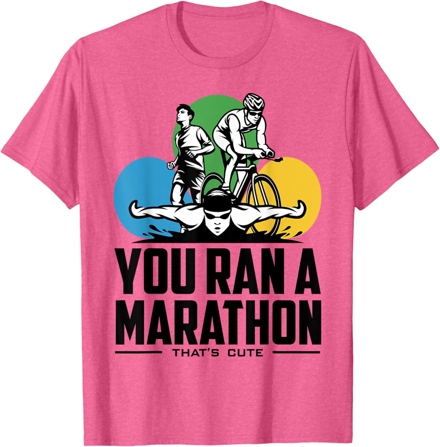 Triathlon Marathoners T-Shirt for Proud Runners | Fun Fitness Tee - 22
